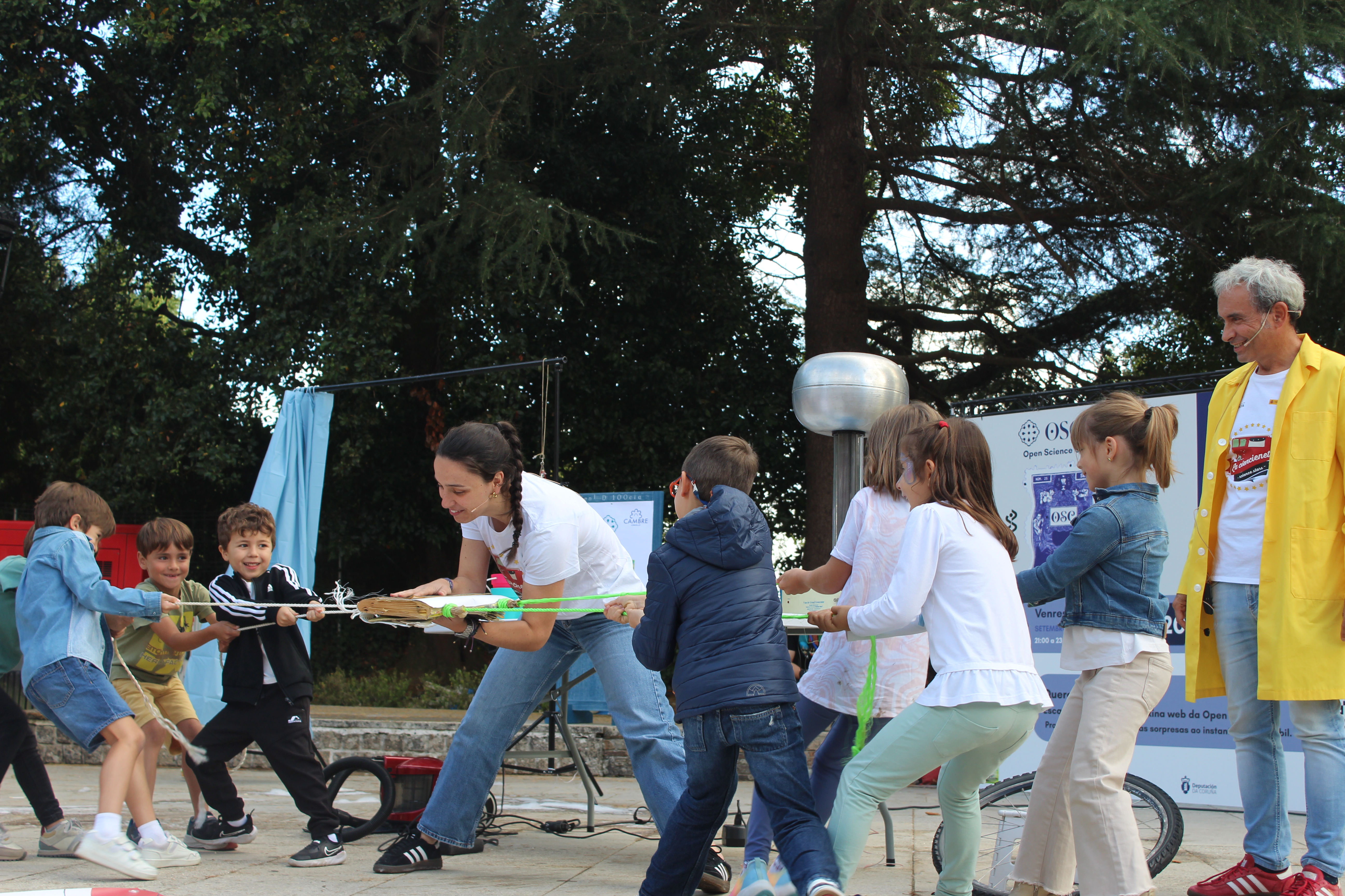 Feria o taller de ciencia con público